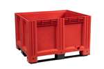 Pallet box - 1200x1000x780 mm closed - 3 skids - 610 l - colour
