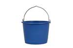 Standard bucket 12 l - with handle blue