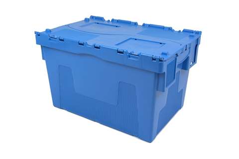 Lidded crate 600x400x365 mm - 67 l facility pro - euronorm - nestable
