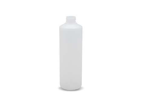 Std. cylindrical bottle - 500ml natural - cap exclusive