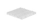 Anti-slip floor tile solid - 500x500x50 mm