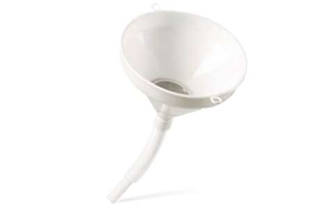 Funnel ø 260 mm - h255 mm with flexible tube and filter
