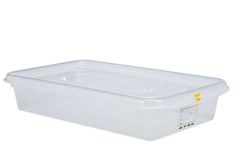 Gastronox 1/1 - 100mm high - 13l lid and clips included