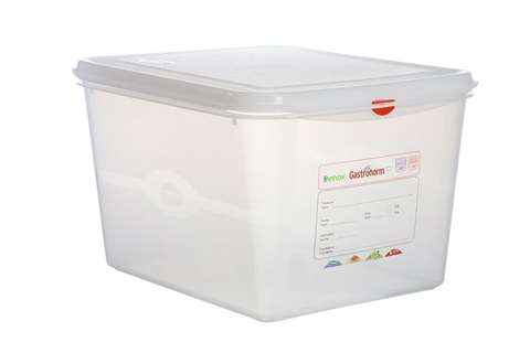 Gastronox 1/2 - 200mm high - 12,5l lid and clips included