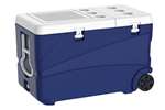 Insulated cooler - 80 l on 2 wheels ice box pro - 830 x 470 x 520 mm