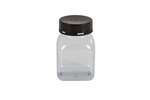 Square container wide opening - 500 ml serie 310 pvc - with sealable lid