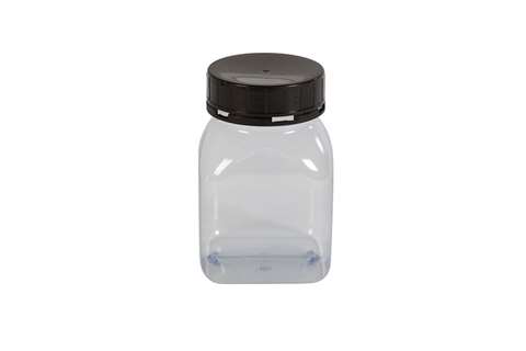 Square container wide opening - 500 ml serie 310 pvc - with sealable lid