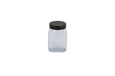 Square container wide opening - 200 ml serie 310 pvc/petg