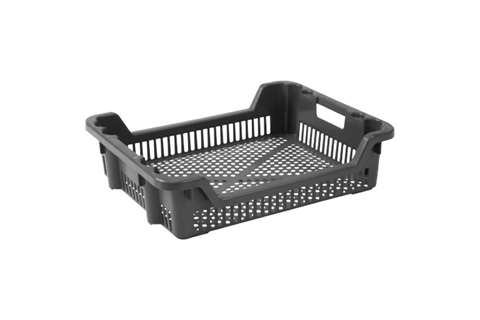 Nestable stacking crate - rota 620x500x150 mm - vented