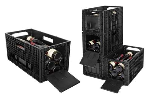 Winebox - foldable winecrate for 12 bottles 0.75 l