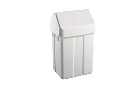 Waste bin with hinged lid 50 l