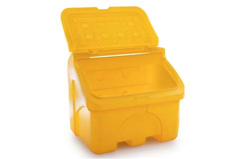 Qubb - Grit sand and salt bin 400l - 1000x755x885mm  Qubb - Grit sand and salt bin 400l - 1000x755x885mm