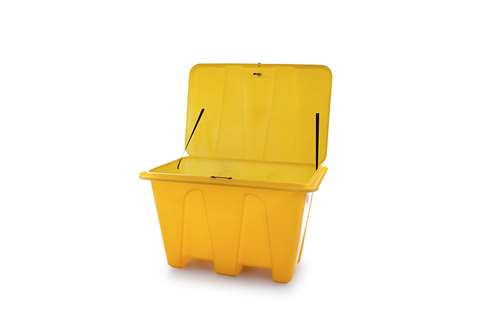 Qubb - Grit sand and salt bin 500l - 1265x855x830mm  Qubb - Grit sand and salt bin 500l - 1265x855x830mm