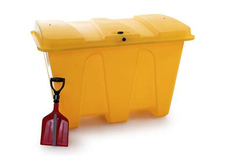 Qubb - Grit sand and salt bin 500l - 1265x855x830mm  Qubb - Grit sand and salt bin 500l - 1265x855x830mm