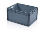 Qubb - EN Stacking bin Classic 177l - 800x600x420mm - closed sides and reinforced closed bottom 