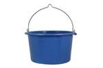 Reinforced bucket 40l - with bracket blue - gs