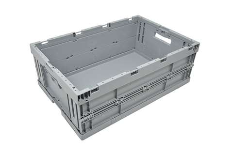 Euronorm foldable crate 600x400x215 mm without lid