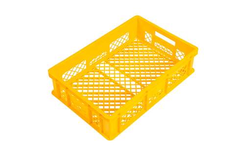 Euronorm bread basket 600x400x150 mm vented bottom and sides