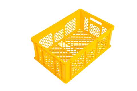 Euronorm bread basket 600x400x240 mm vented bottom and sides