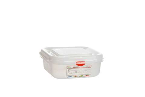 Gastronox 1/6 - 65mm high - 1,1l lid and clips included