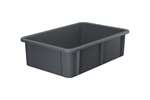 Stackable transport crate - special 600x400x165mm - rounded corners