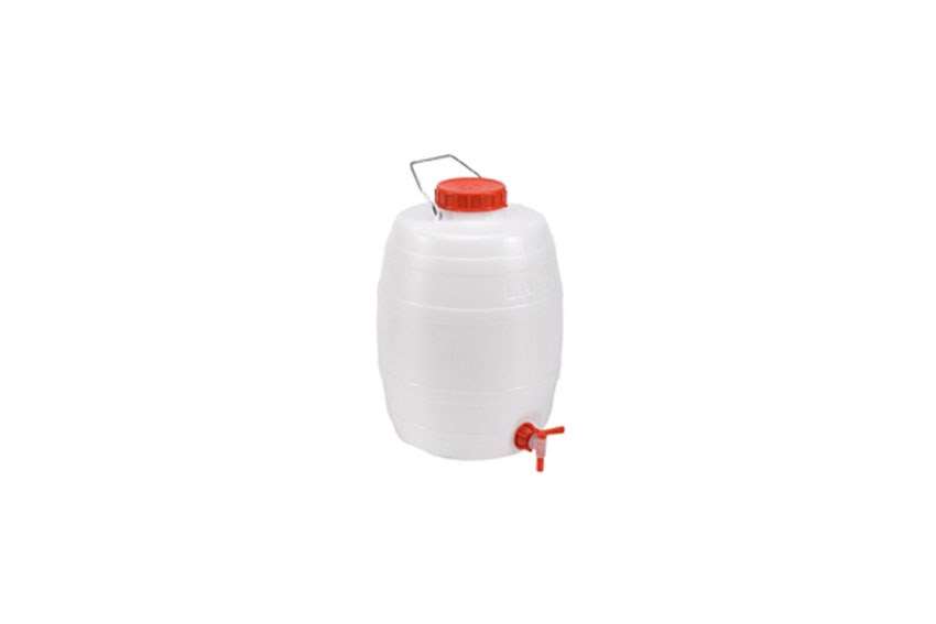 Baril pour liquides - 20l - avec robinet hxø: 410x292mm