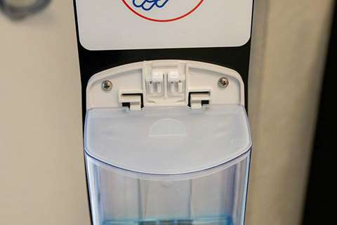 Manual soap & alcogel dispenser abs - 900ml - incl. lid