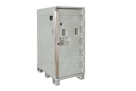 Melform - Cargo line isothermal container 860 l - on palletframe (6 feet)  Melform - Cargo line isothermal container 860 l - on palletframe (6 feet)