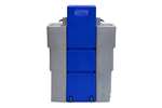 Mobile handwashing unit  2 basins capacity 2x 65l with footpump