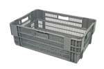 Euronorm stacking crate 600x400x200 vented base and sides - nestable
