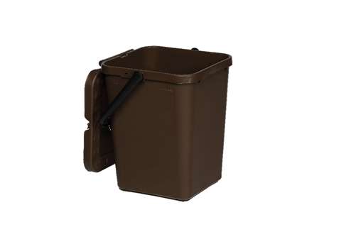 Probbax - Organic waste container with flip lid - with perforated lid - 10l  Probbax - Organic waste container with flip lid - with perforated lid - 10l