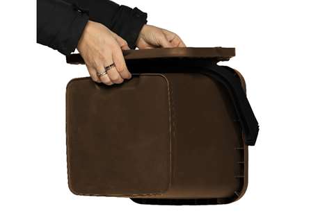 Probbax - Organic waste container with flip lid - with closed lid - 20l  Probbax - Organic waste container with flip lid - with closed lid - 20l