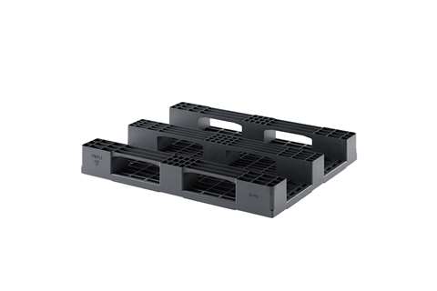 Cabka - Recycled pallet - 1200x1000x150mm - open deck - 3 skids  Cabka - Recycled pallet - 1200x1000x150mm - open deck - 3 skids