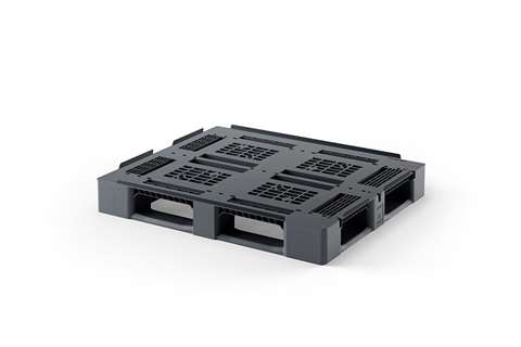 Cabka - Pallet Classic line - 1200x1000x150mm - open deck - 5 skids - 22mm edge - 2000 kg dynamic capacity  Cabka - Pallet Classic line - 1200x1000x150mm - open deck - 5 skids - 22mm edge - 2000 kg dynamic capacity