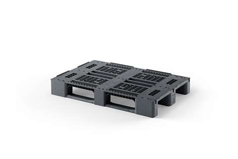 Cabka - Classic pallet eu alt 1200x800x150mm - 7mm edge - 3 skids - open deck  Cabka - Classic pallet eu alt 1200x800x150mm - 7mm edge - 3 skids - open deck