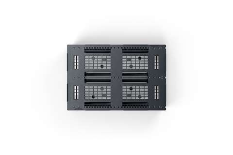 Cabka - Classic pallet eu alt 1200x800x150mm - 7mm edge - 3 skids - open deck  Cabka - Classic pallet eu alt 1200x800x150mm - 7mm edge - 3 skids - open deck