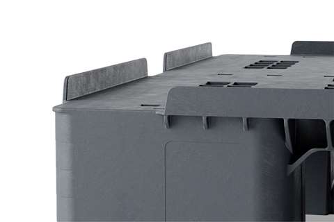 Cabka - Classic pallet eu alt 1200x800x150mm - 22mm edge - 3 skids - open deck  Cabka - Classic pallet eu alt 1200x800x150mm - 22mm edge - 3 skids - open deck