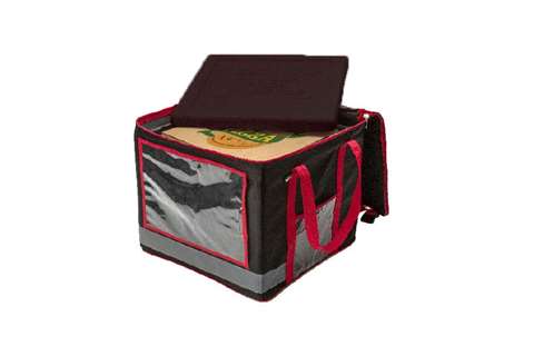 Delivery backpack + pizzabox dim. 450x450xh380 mm