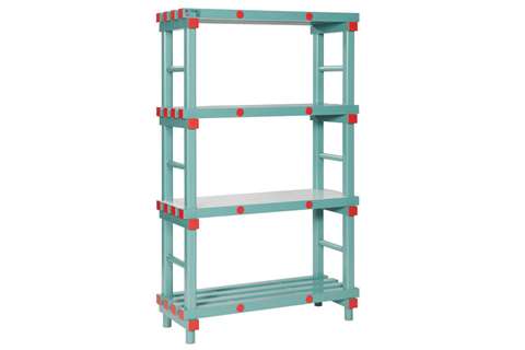 Rack 1000x400x1820 mm 4 shelves - space between: 500 mm