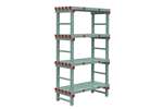  - Rack 1000x500x1900mm - 4 levels - spacing 500mm - bottom clearance 200mm 