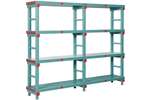 Rack  2000x400x1820 mm 4 shelves - space between: 500 mm