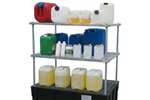 Upper part rack system for euro-pe 250l retention bin not included