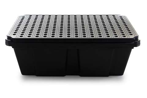 Qubb - Leak tray with grate - 230l - 1200x800x410mm  Qubb - Leak tray with grate - 230l - 1200x800x410mm