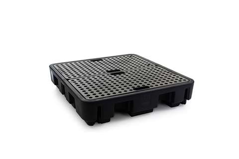 Qubb - Leak tray with grate - 4 barrels - 250l - 1380x1290x280mm - not for DE/AT  Qubb - Leak tray with grate - 4 barrels - 250l - 1380x1290x280mm - not for DE/AT