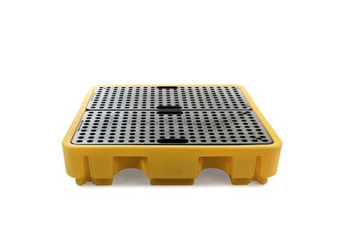 Qubb - Leak tray with grate - 4 barrels - 250l - 1380x1290x280mm - not for DE/AT  Qubb - Leak tray with grate - 4 barrels - 250l - 1380x1290x280mm - not for DE/AT