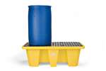 Qubb - Drip tray with grid 250l - 2 drums - 1450x800x505mm - nestable - not for DE/AT 