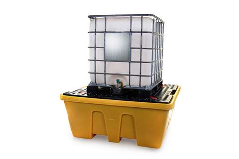 Qubb - Spillpallet for 1 IBC - 1260 l - with grid - nestable  Qubb - Spillpallet for 1 IBC - 1260 l - with grid - nestable