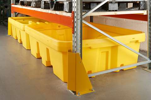 Qubb - Under rack leak tray 3200x1300x520mm - 1100l  Qubb - Under rack leak tray 3200x1300x520mm - 1100l