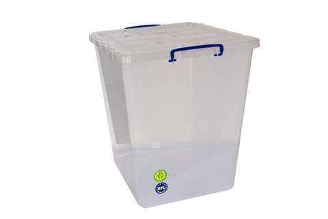Transparent box incl lid 87l winged lid - 520x460x545mm