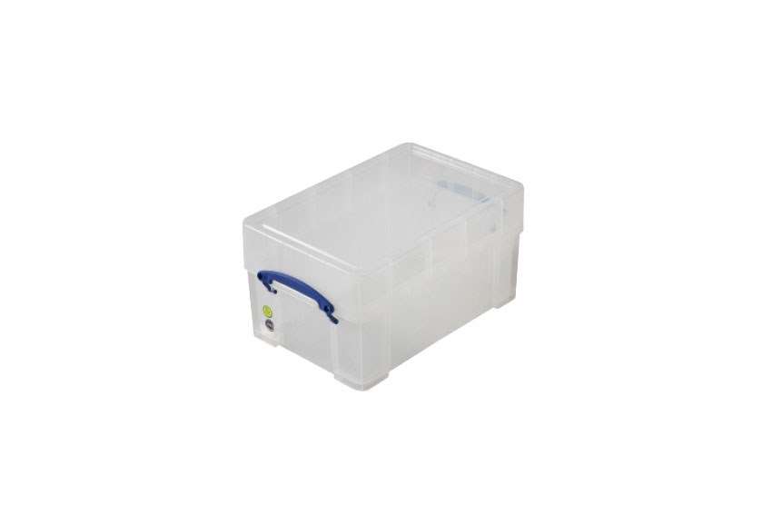 Rub Box Really Useful Box - Transparent box 9l xl (a4) stackable on included lid
